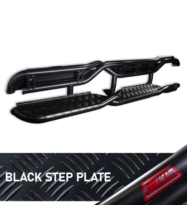 Navara D40 2005-2015 030-09TW Twist Side Step Package (สีบันไดข้าง: ดำเงา) 1