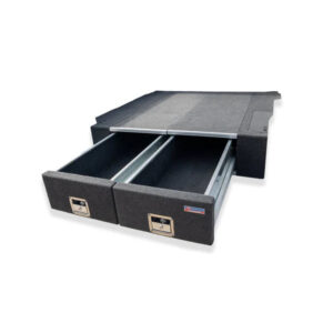 Navara D40 2005-On 4401 Galvanised Steel Carpet Dual Drawer System