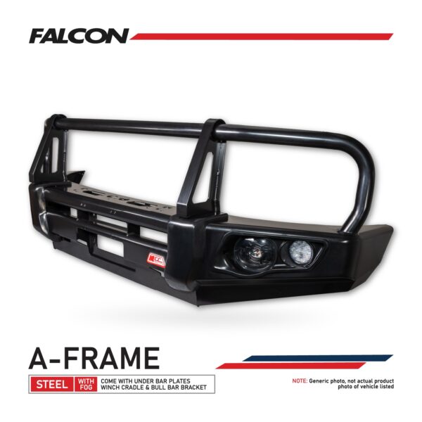 Triton MQ 2015-2019 707-02 Falcon Bull Bar A-Frame Package (No Foglight) 4