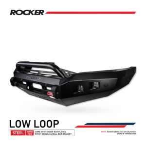 Navara D40 2005-2010 078-01SQL Rocker Bull Bar Single Low Loops Package