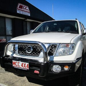 Navara D40 2011-2015 707-01 Falcon Bull Bar Single Stainless Loops Package (LED Foglight)