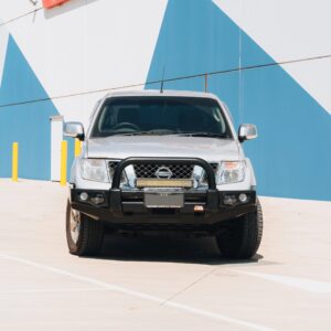 Navara D40 2005-2010 707-01 Falcon Bull Bar Single Black Loops Package (LED Foglight)