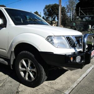 Navara D40 2011-2015 707-01 Falcon Bull Bar Single Stainless Loops Package (No Foglight)