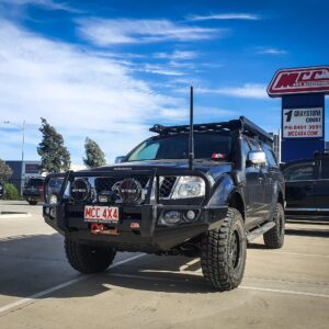 Navara D40 2011-2015 707-02 Falcon Bull Bar Black A-Frame Package (LED Foglight)