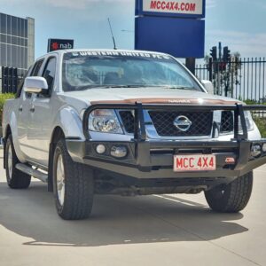 Navara D40 2005-2010 707-02 Falcon Bull Bar Black A-Frame Package (No Foglight)